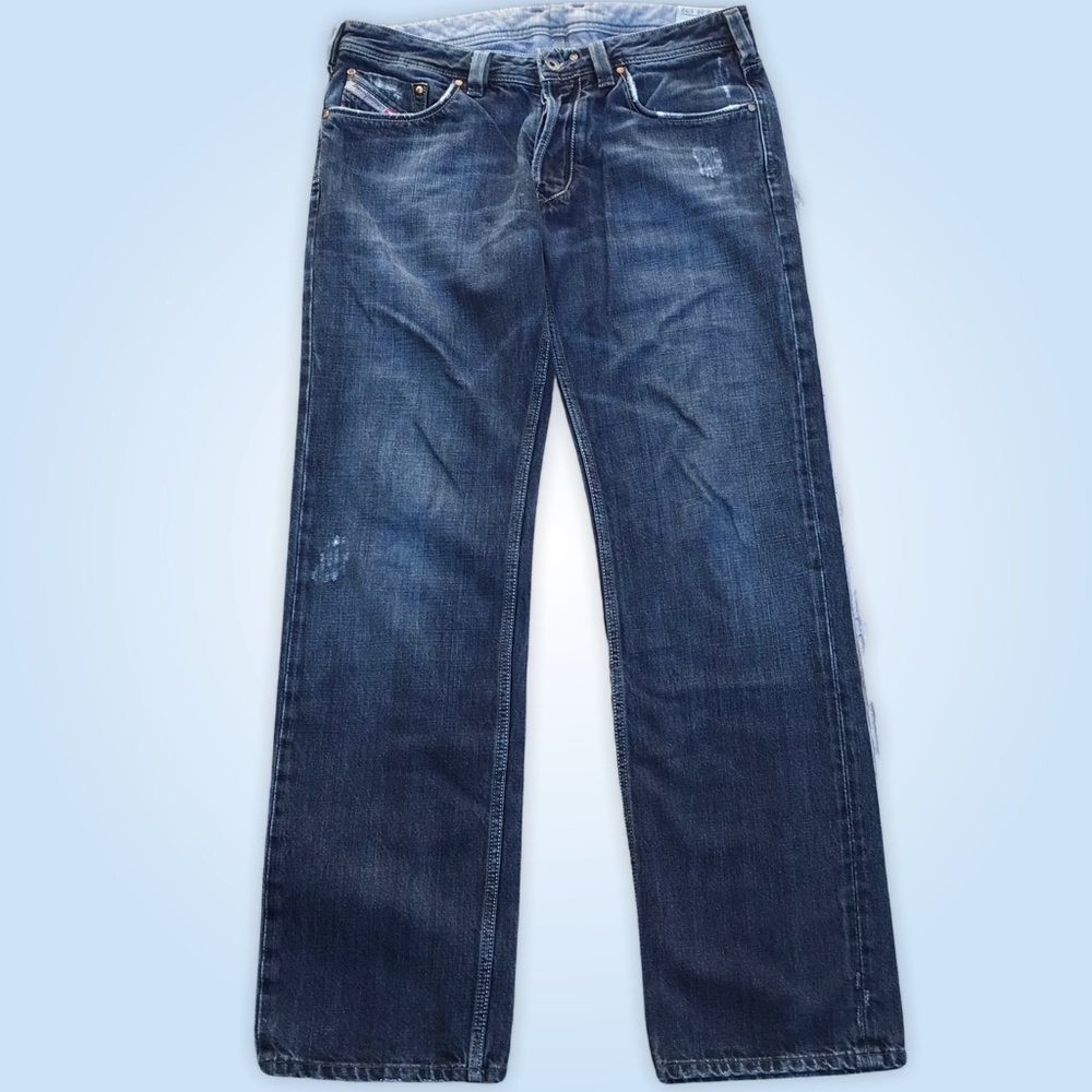 **HOST PICK** ♥️ Diesel Yarik B Mens Jeans 34x32 Zip Back Pockets ♥️ - Picture 2 of 7